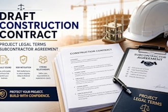 draft construction contract, project legal terms, subcontractor agreement
