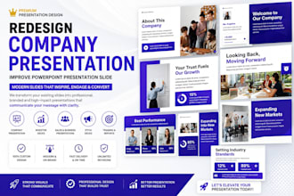redesign company presentation improve powerpoint presentation slide