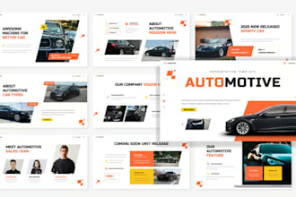 redesign automotive product launch presentation refresh powerpoint presentation