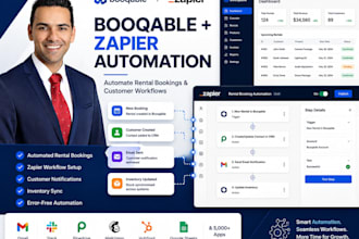 setup booqable zapier rental booking automation workflow