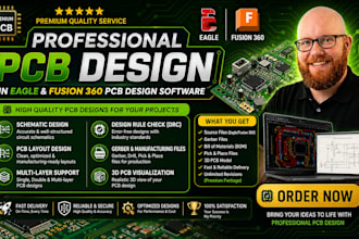 design pcb board in eagle fusion360 pcb design software