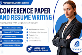 format your ieee conference paper professionally also write resume or CV writing