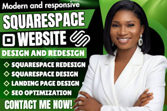 design squarespace website redesign squarespace landing page site showit website
