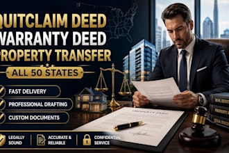 do USA, all states quitclaim deed, property transfer agreement, warranty deed