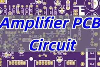 design audio amplifier pcb for speakers, pa, radios, tvs, guitar amps, dj mixers