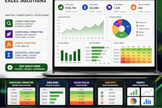 create advanced excel formulas and data clean