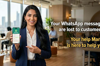 be your virtual assistant for whatsapp customer support