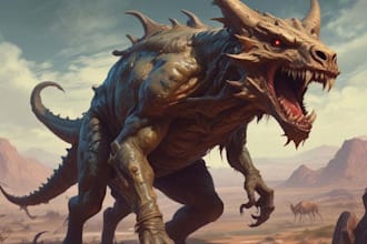 fantasy horror and fantasy horror character