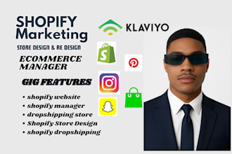 build shopify store design, shopify website design or shopify store
