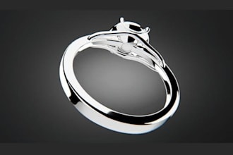 design custom 3d rings, necklaces and jewelry rendering