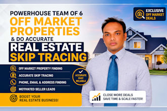 find off market properties and do accurate real estate skip tracing