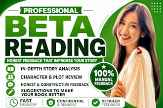 beta read and proofread your fiction, nonfiction young adult manuscript