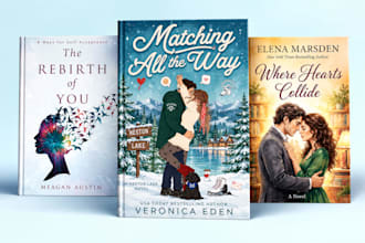 do ebook cover design, kindle and KDP paperback cover