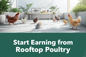 help you earn money from rooftop poultry setup at home
