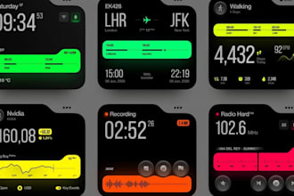 develop health fitness monitoring smartwatch app, activity tracking workout mode