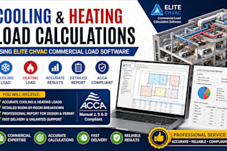 perform hvac acca manual j, d and s calculations