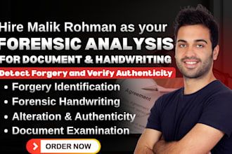 do expert forensic document and handwriting analysis with forgery detection