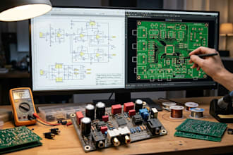 design customized audio pcb for amplifiers, dacs, mixers and audio schematics