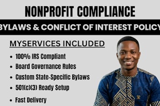 draft nonprofit bylaws and conflict of interest compliance policy