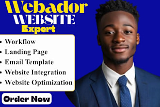 webador website design, webador store, webador landing page , webador redesign