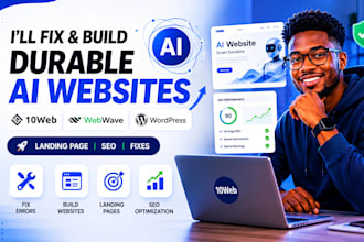 fix and build durable ai, 10web ai website, webwave wordpress landing page, seo