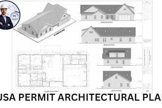 do fl, ny, nj, pa, wg, tx, az permit architectural structural and mep drawing