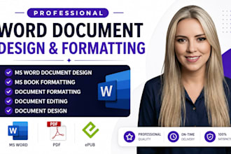 do microsoft word document  book formatting kdp book cover layout design