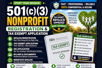 do 501c3 nonprofit registration and tax exempt application