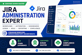 be your jira administrator and scrum master