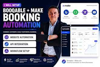 setup booqable make rental website booking automation