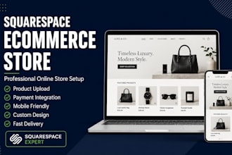 design squarespace ecommerce website designer and online store expert
