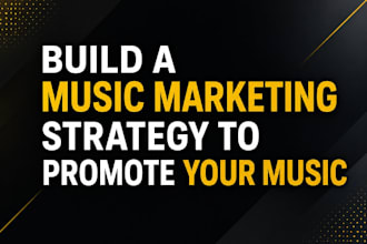 build a music marketing strategy to promote your music