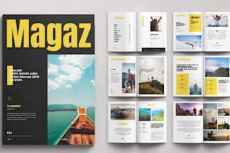 do canva journal design, workbook, planner design, magazine design, kdp journal