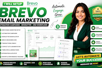 setup brevo email marketing automation campaigns newsletter brevo crm workflows