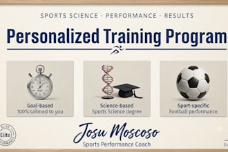 create a personalized training program based on your goals