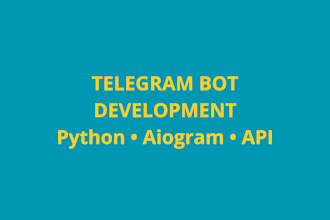 create a telegram bot in python
