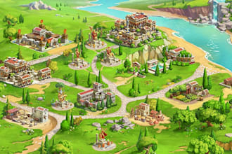 design custom vector map illustration for event or business location