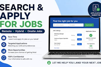 search and apply for remote, onsite, and hybrid jobs on your behalf