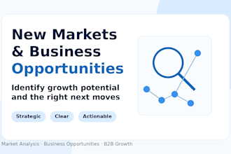 help you identify new markets and business opportunities