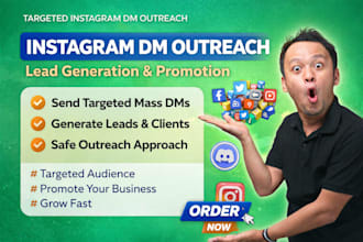 do targeted instagram dms outreach for lead generation and promotion