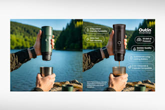 premium amazon listing images and product composites