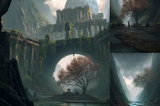 draw awesome environment concept art