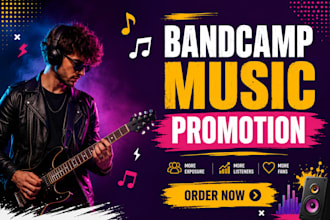 do bandcamp music promotion to get more fans