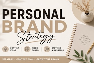 create your social media strategy, mood board, captions, hashtags and management
