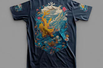 design fishing tshirt illustration outdoor lifestyle graphic