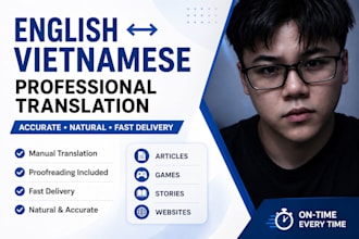 translate english to vietnamese manually