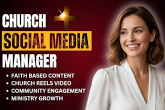 do church social media manager christian instagram tiktok video reels editing