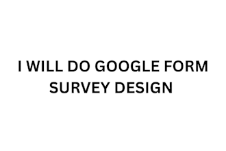 do google form survey design