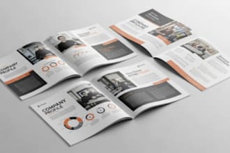 design professional company profile design, brochure and  flyer design