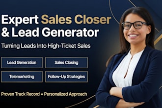 sales closer agent sales representatives salesperson sales leads telemarketing